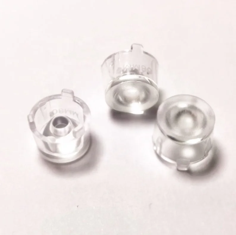 45 degree 10mm 9.7mm x 6.15mm Pmma waterproof lens for SMD2835 3030 3535