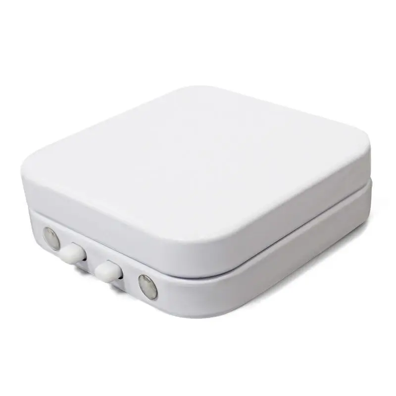 Square Rectangle Hinged Lid Container Pop Lock Tin Box with child resistant buttons and silicone insert tray for candy