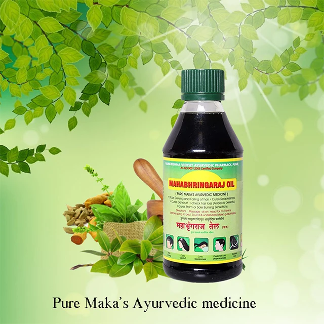 Mahabhringraj Scalp Massaging Pure Ayurvedic Oil - 100ml