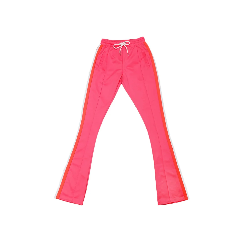 Casual blank cotton Slim fitting jogger sweat pants custom logo plain polyester stacked trousers man running track pants