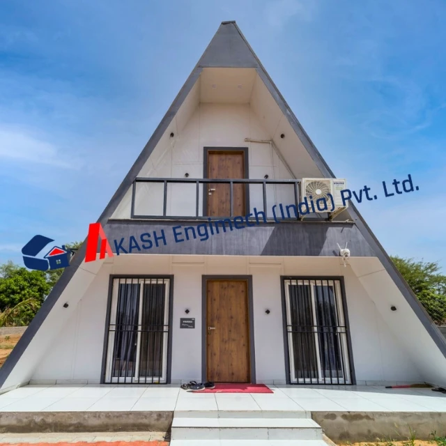 Top Quality Low Price Cheap A Frame (LGSF) Container Home House With Customized Low Price