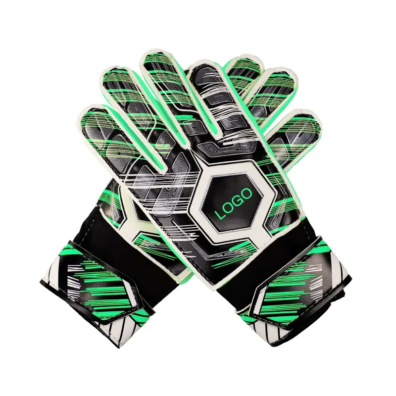 Wholesale Customize Logo Make Child Youth Soccer Player Football Wide Receiver Keeper Goalkeeper Gloves