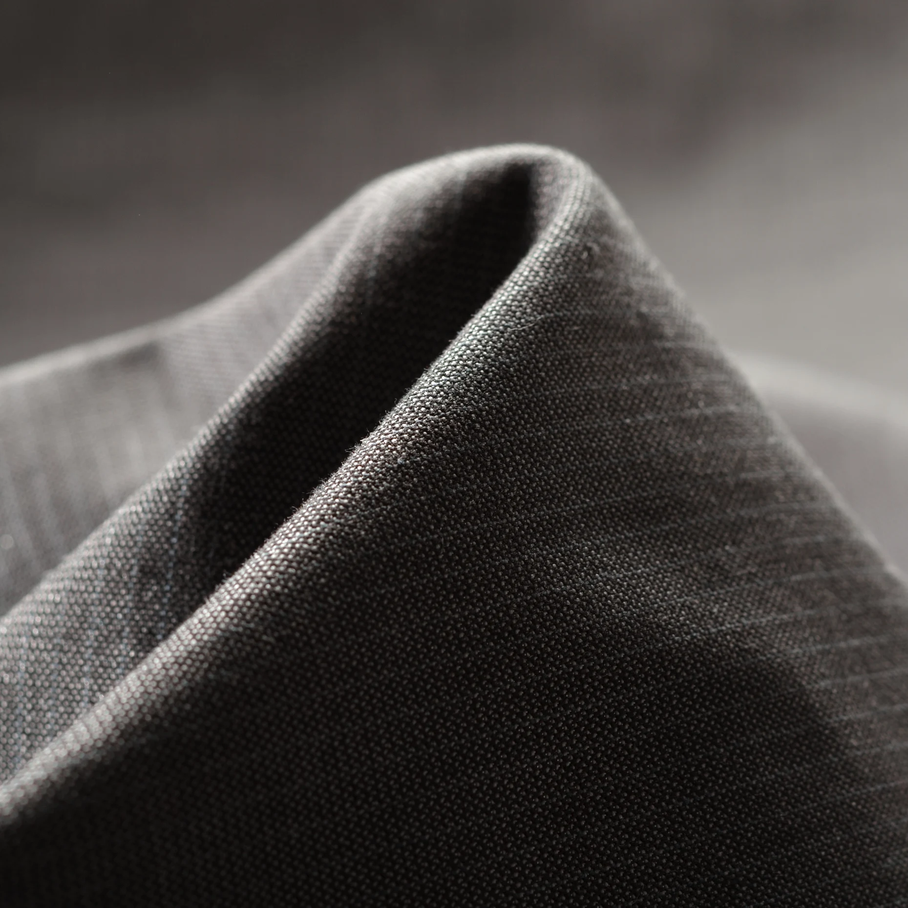 Available Now! Cotton and Wool Blend Luxury Fabric. Grey Medium Weight Cotton Blend Fabric with Check Design for Clothing.