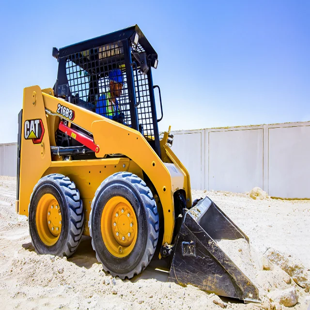 Affordable Strong Mini New Skid Steer Loader Cat 236B Used Mini front loader wheel machine loading Capacity 400kg For Sale