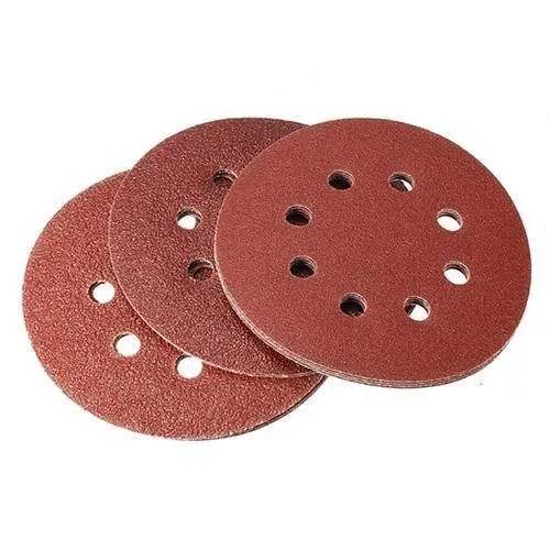 8 Holes Sanding Paper Hook and Loop Backing Sanding Disc Aluminum Oxide Paper Polishing Grinding Disc For Wood Wall Metal