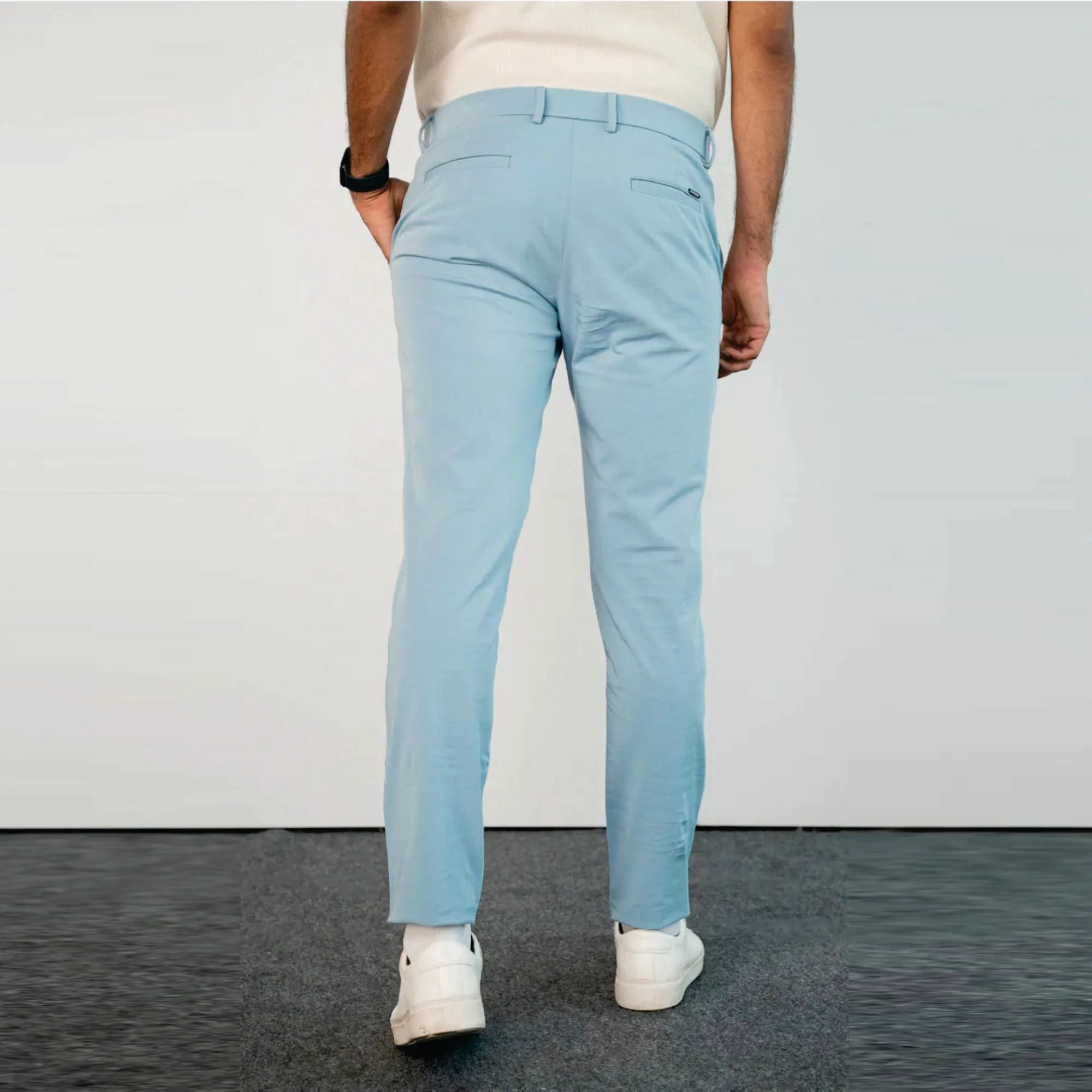 New Arrival 2023 Chino Pants Mens Slim Wholesale Custom Men Casual Plain OEM Pockets Sea XXS China Technics Long Item Fly