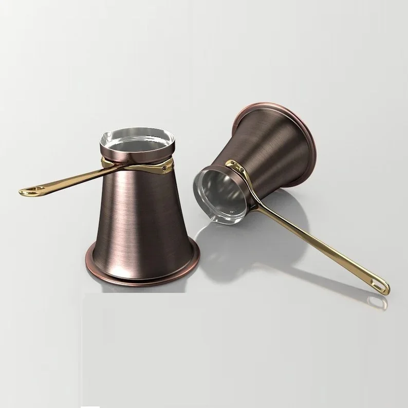 Top quality Bronze Turkish warm milk pot copper tea and coffee pot with brass handle