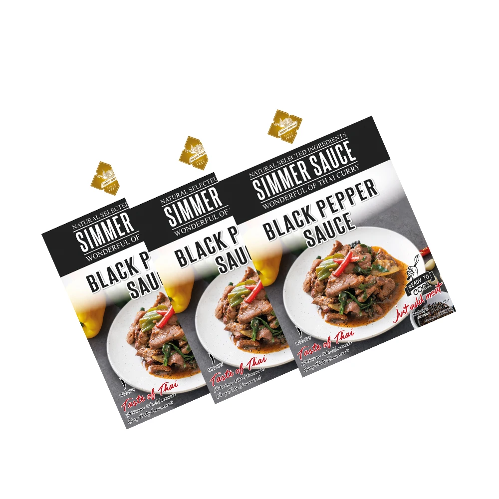 Best product Simmer Sauce - Black Pepper Sauce 150g Premium Quality Product from Thailand
