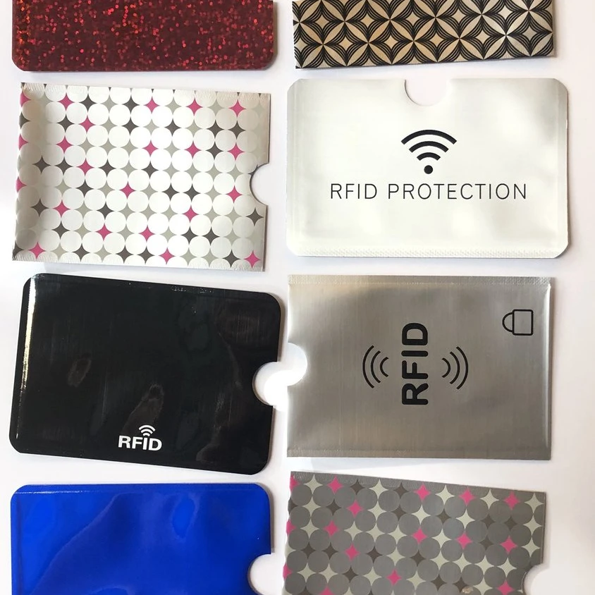 RFID Blocking Sleeves 20 Credit Card Holders (Random colours)