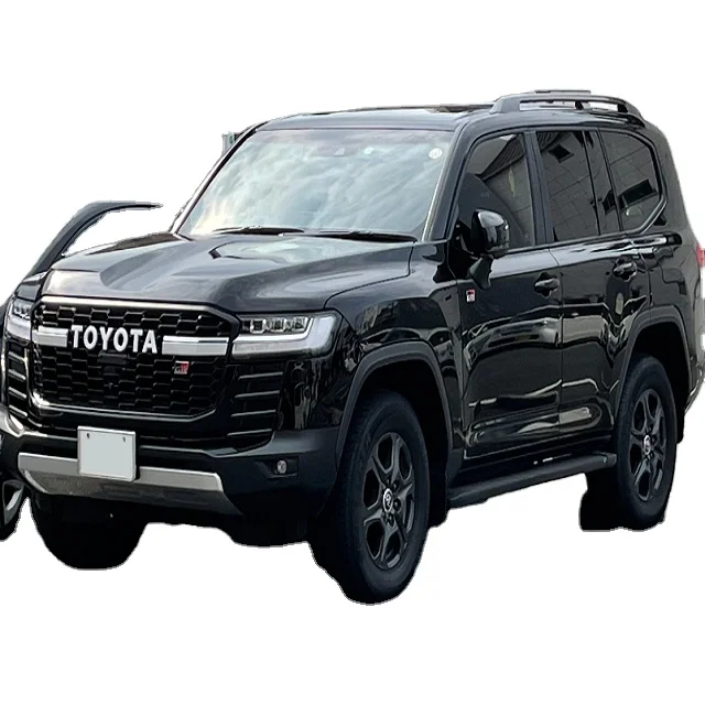 Б/у Toyotaa Landcruiser внедорожник 4x4 V8 автоматические кожаные сиденья R15 Шины топливные FWD привод левый правый руль металлические распродажа