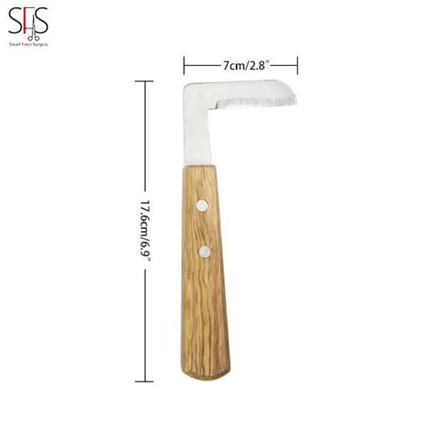 New Custom High Quality Hoof Knifes Veterinary Horse Repairing Hoof Knife Veterinary Surgical Instruments