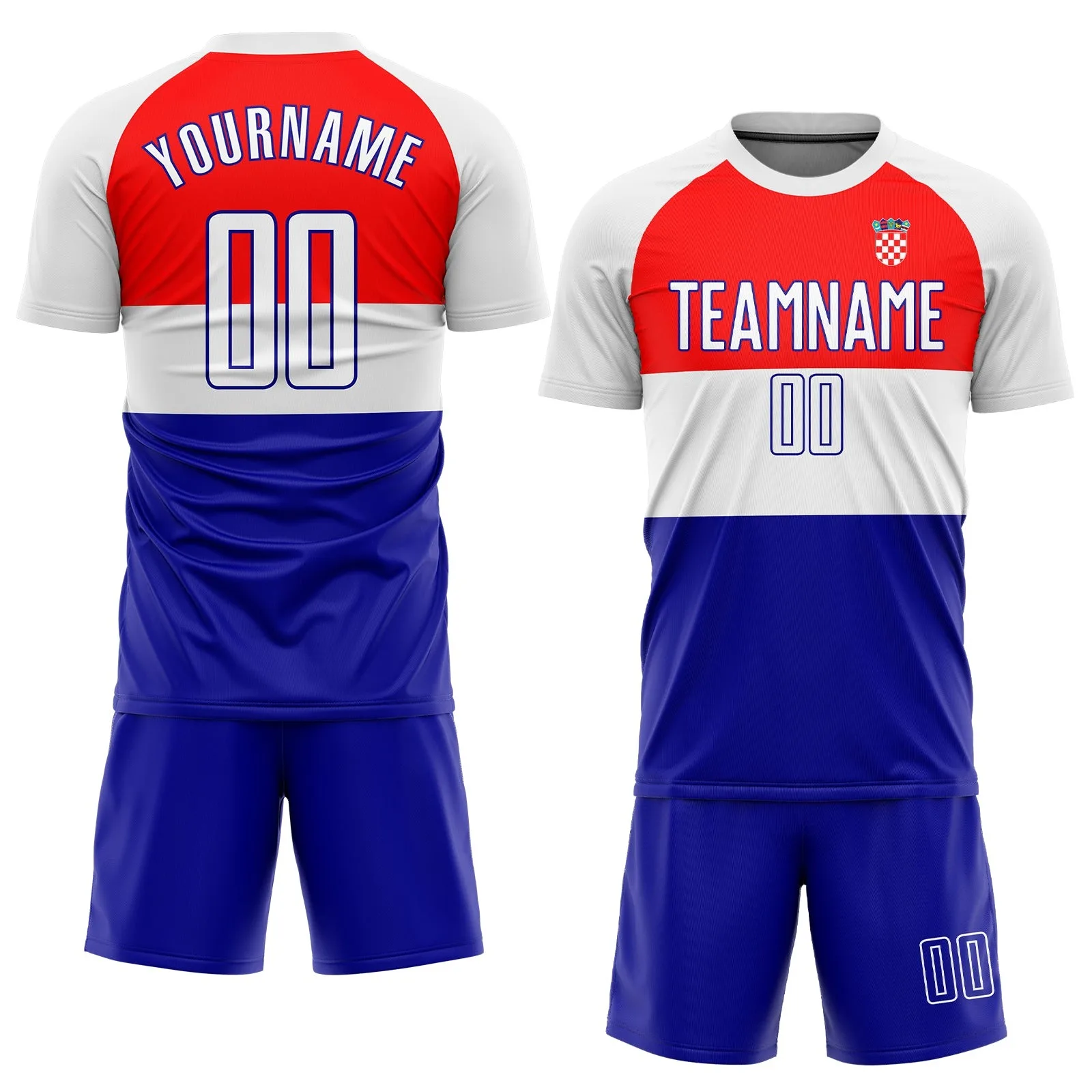 Custom Club Soccer Uniforms Soccer Kit Short Sleeve Soccer Wear Sublimation Football Uniform