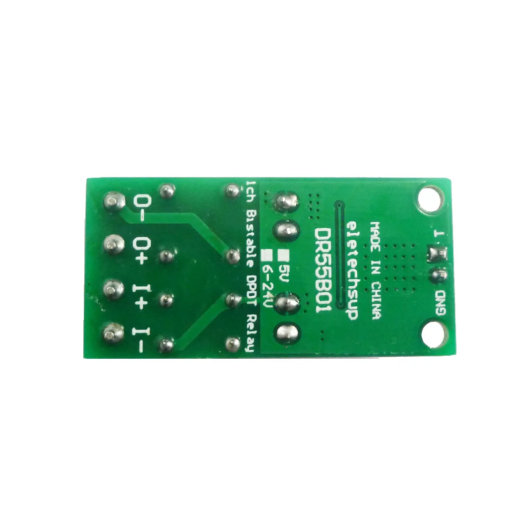 DR55B01 DC 5-24V 2A Flip-Flop Latch Motor Reversible Controller Self-locking bistable Reverse Polarity Relay Module