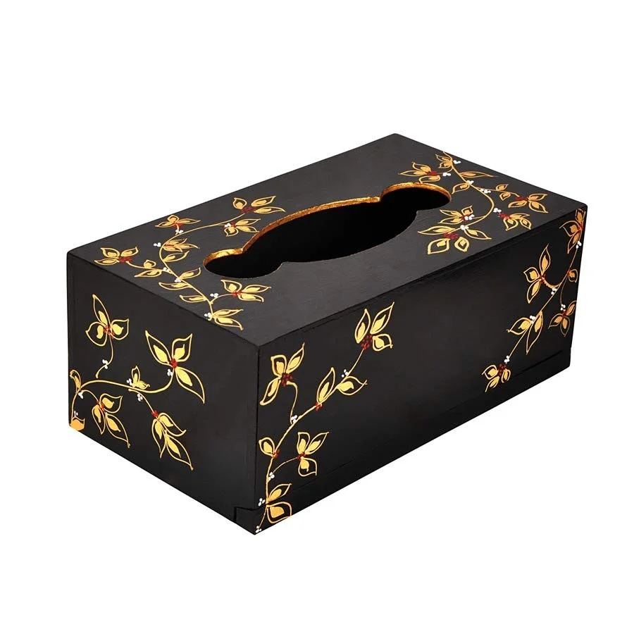 Декоративная посуда Новый Традиционный стиль эмалированная коробка для салфеток органайзер стола хранения