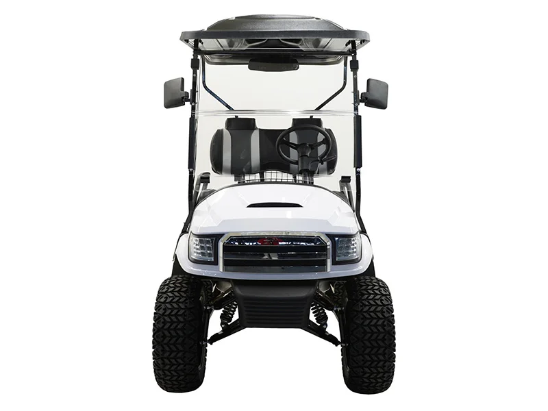 Electric Club Car Golf Cart for Sale Cheap 2 Seats Max Charger Smart Motor Cylinder Battery Controller Wheel Hydraulic Shock Kms
