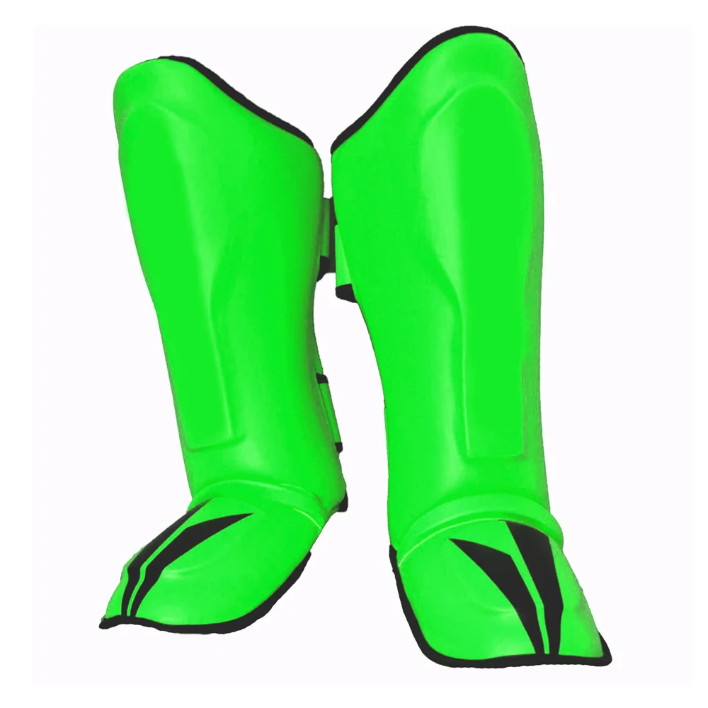 Professional Training Shin Guards Leather Shin Pads Protection MMA Kickboxing Boxing Muay Thai Strap Taekwondo Pads