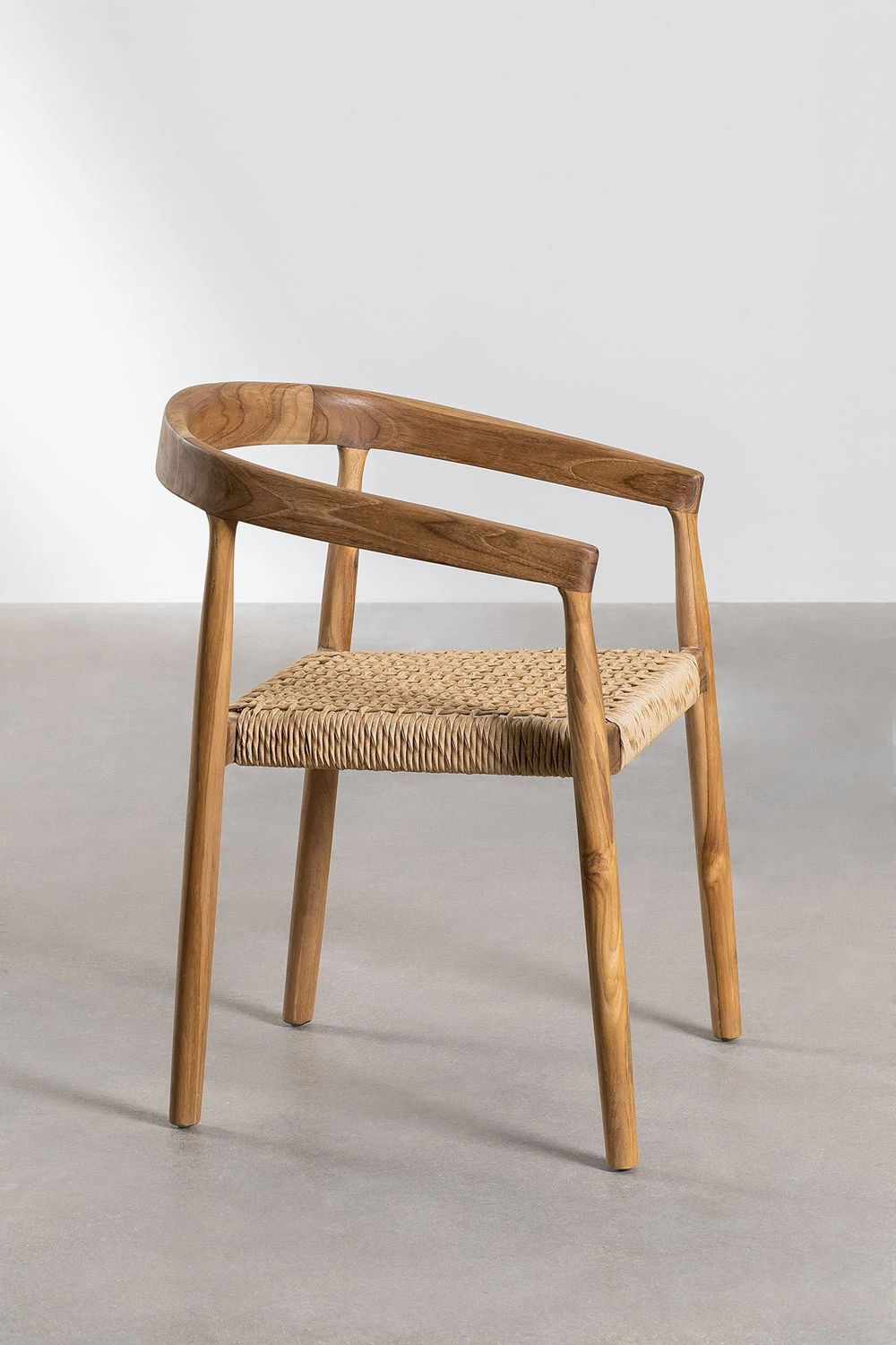 High Quality Royal Luxury Modern Wooden Hand Carved Dining Chair Set Artistic Teak Mahogany Suar Wood Rattan Living Room Hotel