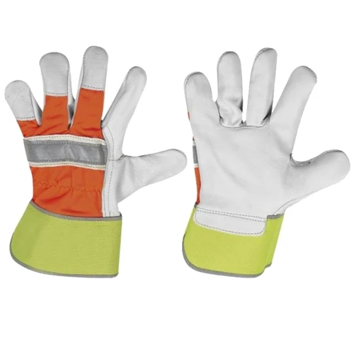 CE working gloves top quality cow split leather welding gloves heat resistant welder gloves for multiple tasks