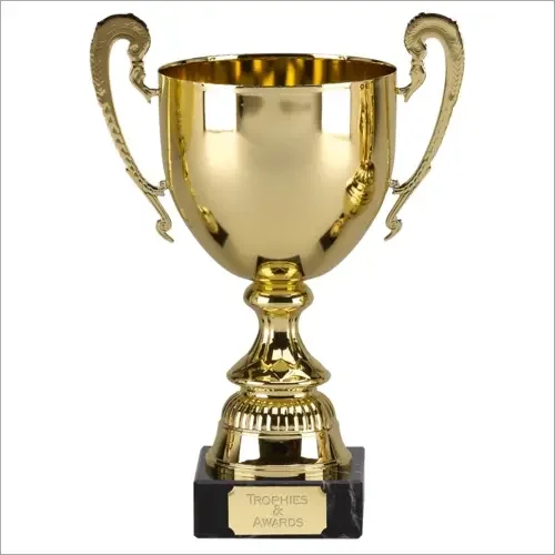 High Quality Latest Design Vintage Style Glossy Polish Brass Trophy Cups Shield Trophy for Home Decoration Trophy Awards