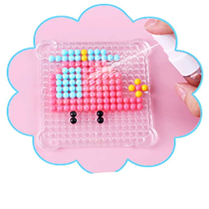 Eco-friendly Bead DIY Kit Educational Magic Water Fuse Beads 5mm Kits for Kids