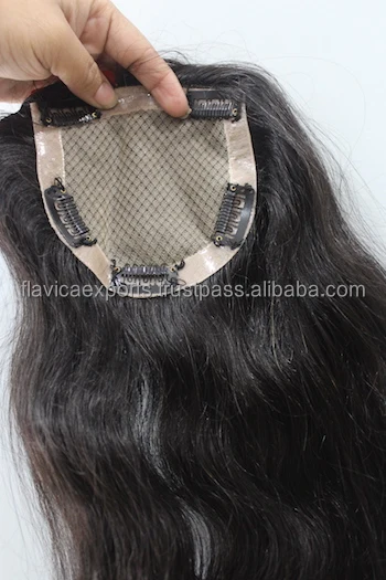 High Quality 100% Raw Indian Natural Virgin Women Toppers Human Hair Extension from Oriental Hairs