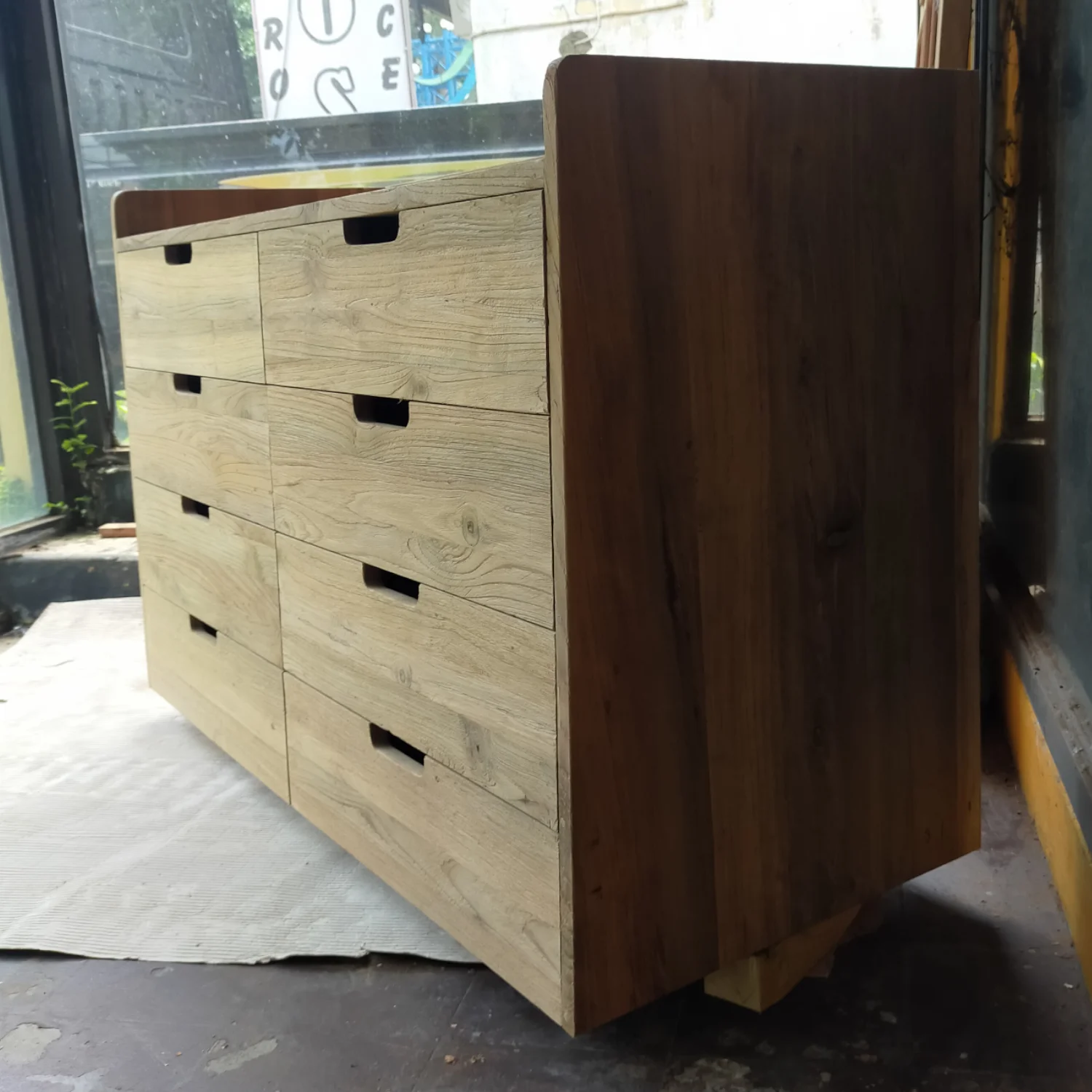 Reclaimed teak furniture with Elegance in Wood Rustic Teak Sideboard Buffet Cabinet Crafted Taste Reclaimed Wood Sideboard