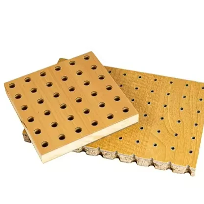 Современный дизайн, деревянная акустическая панель из МДФ, перфорированная рифленая Звукопоглощающая декоративная доска для офисных зданий