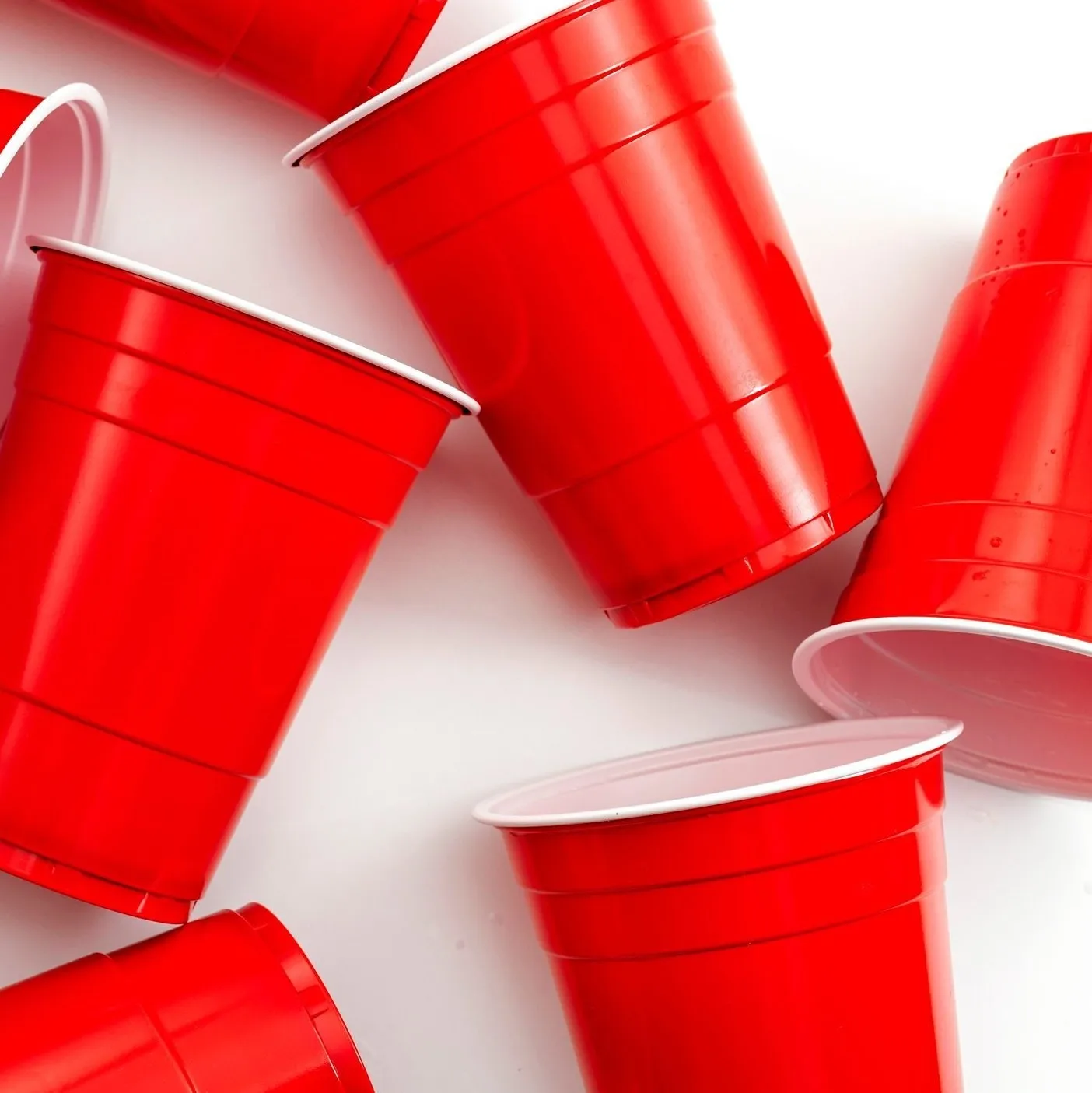 Custom Logo 8oz 12oz 24oz Biodegradable Compostable PLA Cold Disposable Red Cup for Christmas