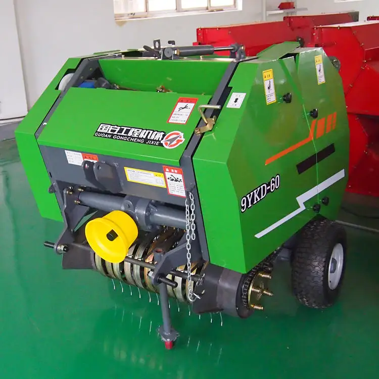 High Quality Hydraulic Packing Alfalfa Hay Straw Rice Husk Grass Round hay Straw Bailer hay baler Low Price