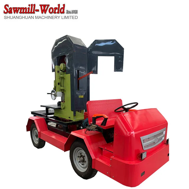 utv vertical band saw diesel portable sawmill