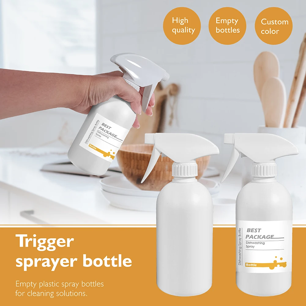 500ml 1000ml PE Trigger Plastic Spray Bottle