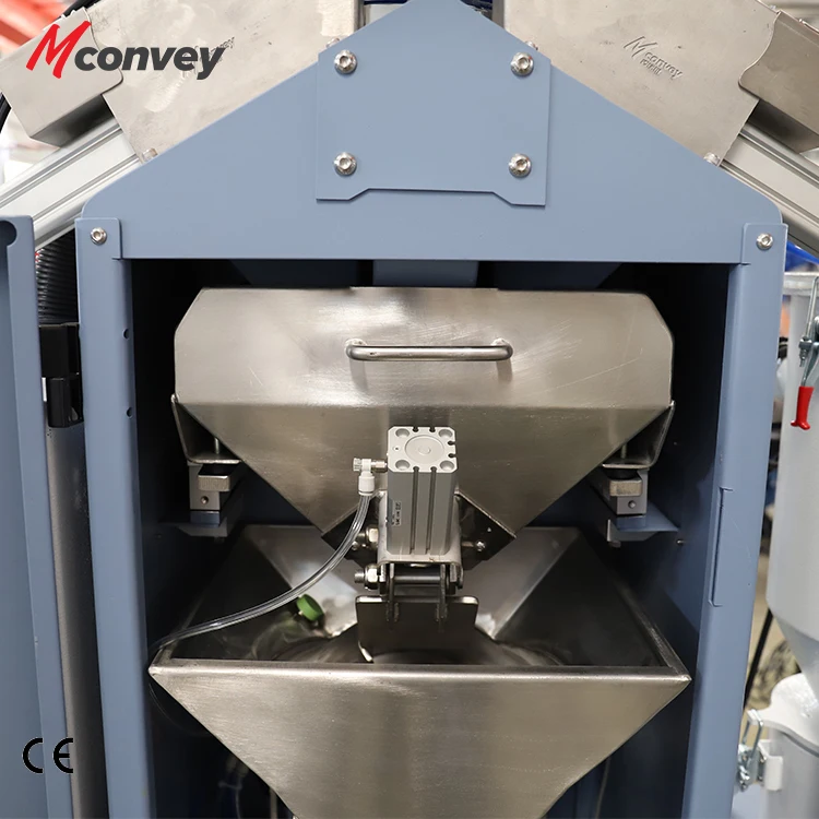 Automatic Component Gravimetric doser plastic pellet blender plastic granules masterbatch mixer color mixing machine