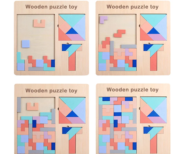 9-in-One Kongming Lock IQ Test Toy Mind Games Unlock Interlock 3D Brain Puzzle Games wooden Cube Classic educational toy