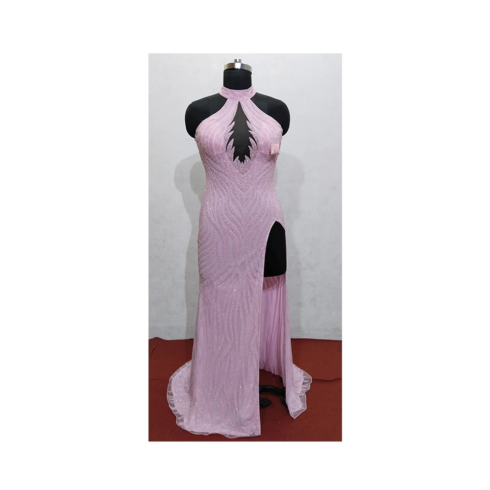 New Collection Beaded Evening Gown Women Casual Wear Evening Dresses for Club Party Occasion