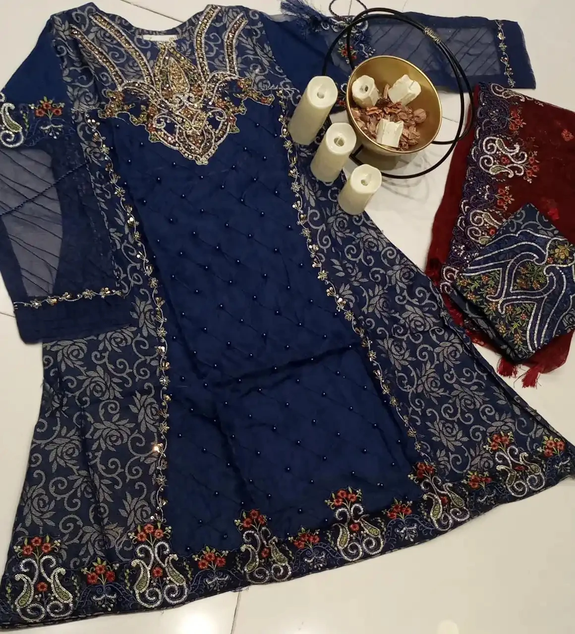 Whole Sale Pakistan and Indian Ladies 3 Piece Lawn Suits by MI Creation Brand Volume SHAHKAAR Hot Selling