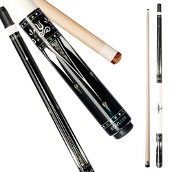 KONLLEN KL-01F White Billiards Solid Wood Technology Shaft Pool Stick 3/8*8 Radial Pin Joint with Extension Billiard Cue