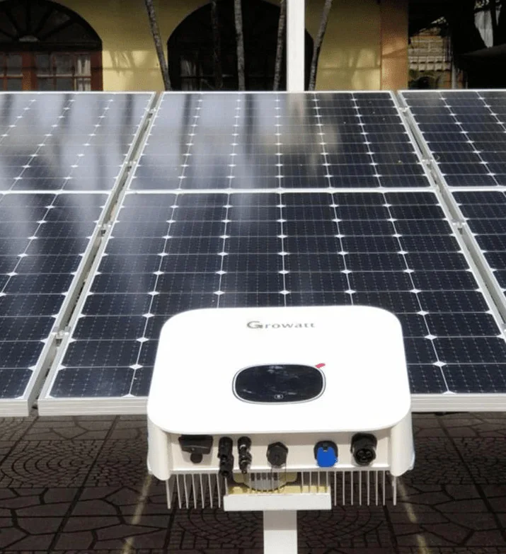 Growatt Solar Inverter Single Phase Inverter Dual MPPT OLED Display IP65 Photovoltaic Grid-connected Inverter MIN6000TL-X 6KW