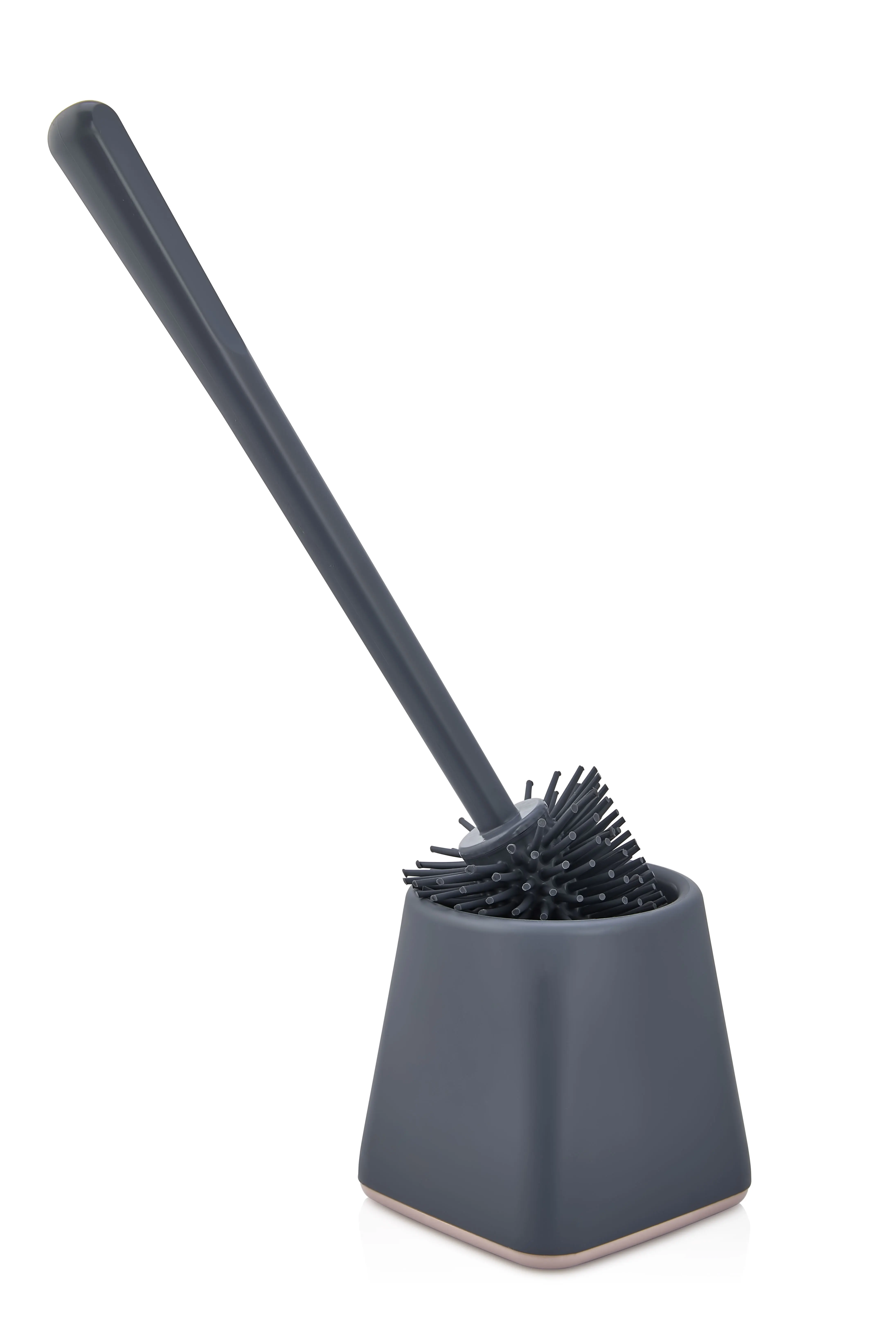 High Quality Silicone Toilet Brush Grey Fast Drying Cheap Bathroom WC Toilet Cleaning Brush New Design Best Price