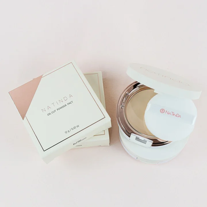[Natinda] Oil Cut Powder Pact No.21 Vanila 12g K beauty Korean supplier private label face makeup