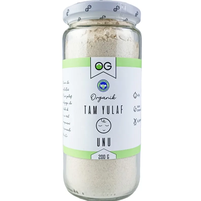 200 г цельнозерновой овсяной муки питательного дополнительного детского питания для хлопьев пудинга закуски