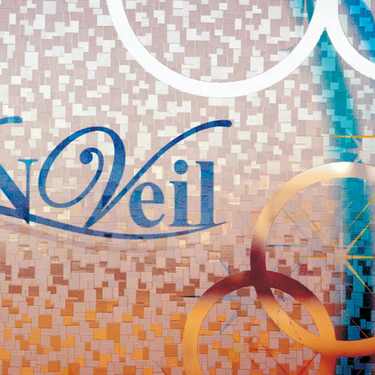 Window film that is cutting processing possible and ground glass type for long-term outdoor use