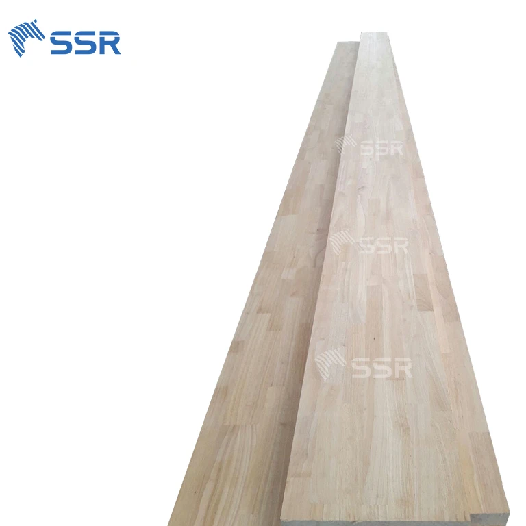 SSR VINA - Wood Stair Tread - Wood Stair Treads/Riser/Steps made of Acacia/Rubber Finger Joint Panel