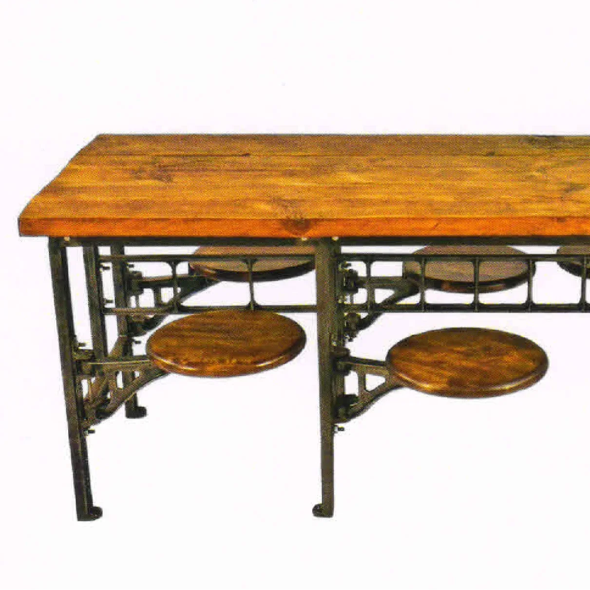 Industrial-style restaurant furniture Eclectic industrial cafe tables, bar tables, and dining tables