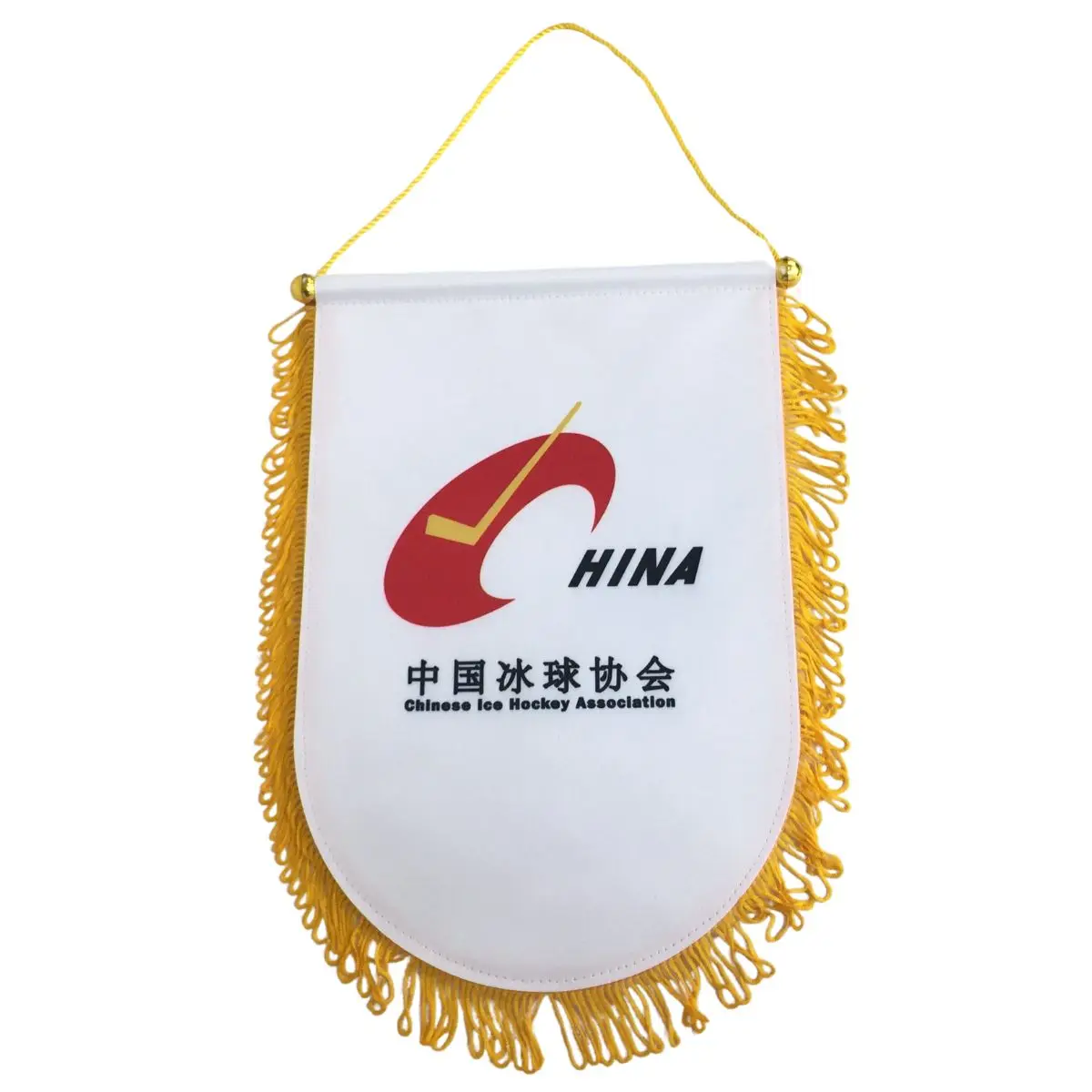 custom logo university student football team embroidered hanging sports match pennant