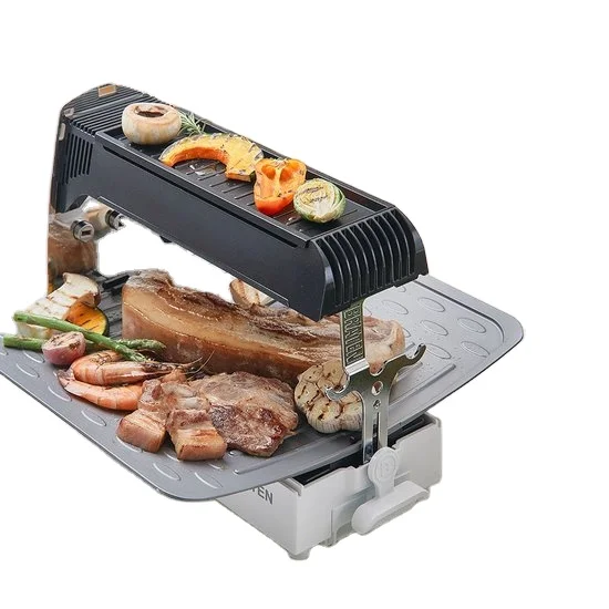 BBQ butane gas Gas grill indoor outdoor smokeless grill pan  portable  barbecue Convenient roasting machine  Korea  BRATEN