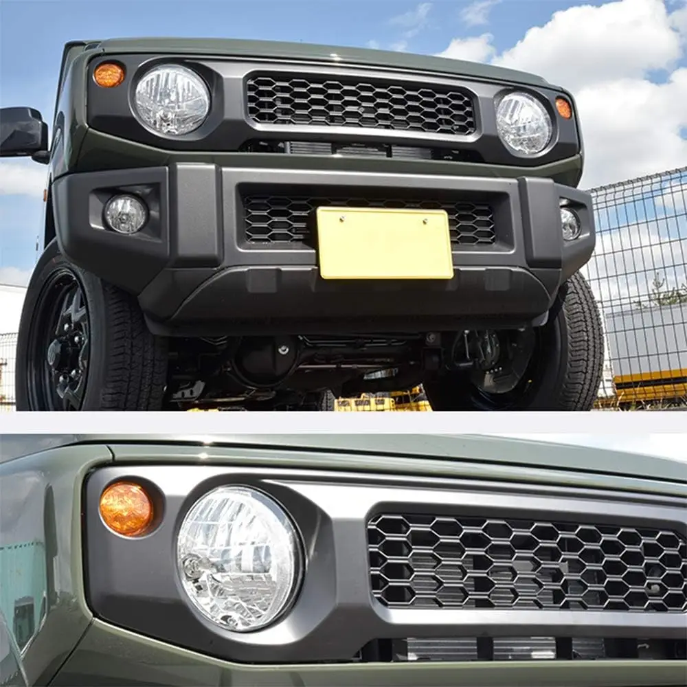 jimny Accessories Front Bumper Matte Black Front Grille For 2018-Later suzuki jimny JB64/74