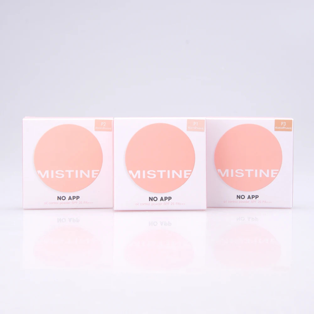 MISTINE NO APP OIL CONTROL POWDER SPF 25 PA+++ (UNIT) P2 10 G. THAI PRODUCT THAI COSMETIC