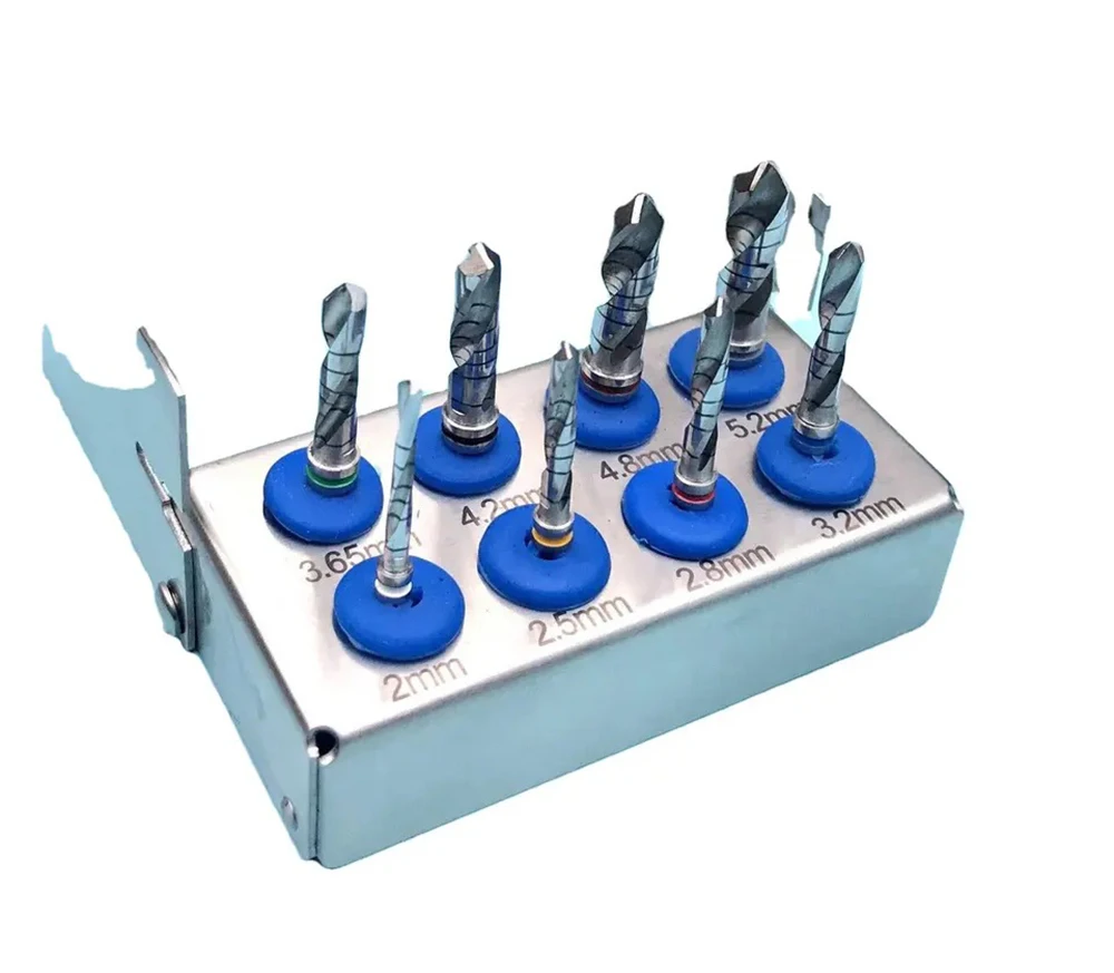 Private Label 50 Pcs Universal Dental Implant Kit Torque Wrench Drills Bone Expander Kit / Split Master Surgical Drills