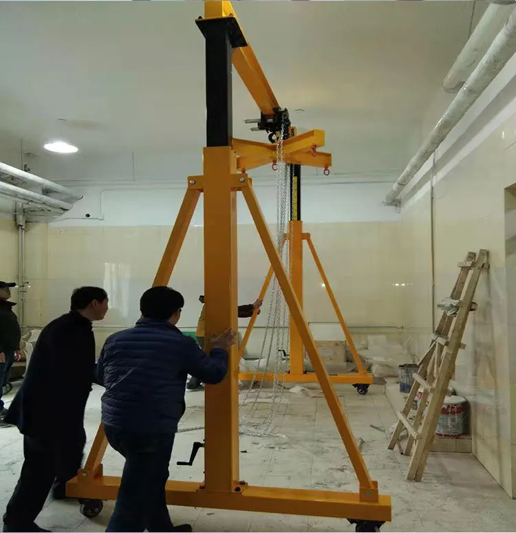 Factory direct 2ton 3tons 5tons Steel Gantry Crane workshop Gantry Crane for Sale