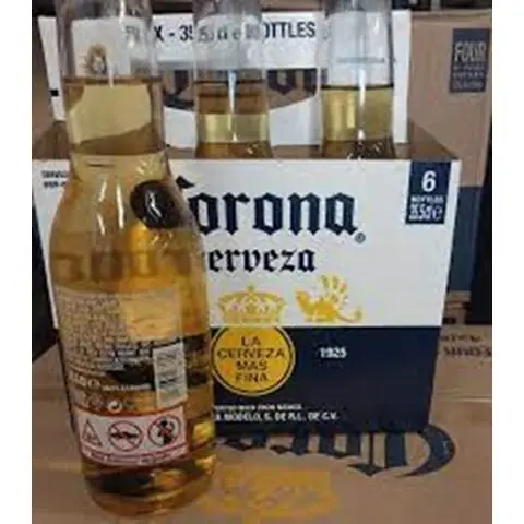 6 pack corona extra bottles beer